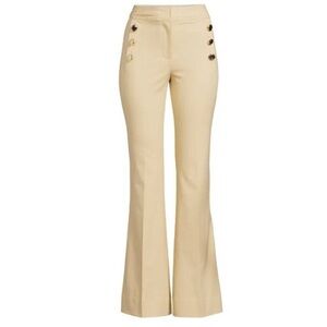 Derek Lam 10 Crosby - Size 0 Women's Robyn Cropped Bootcut Pants - Khaki